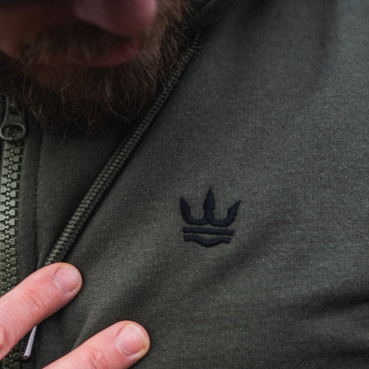 Timeless zip hoodie - Green