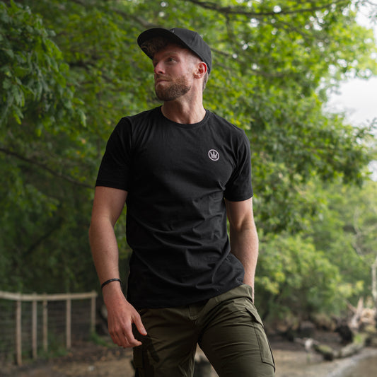 Timeless T-Shirt - Black with white