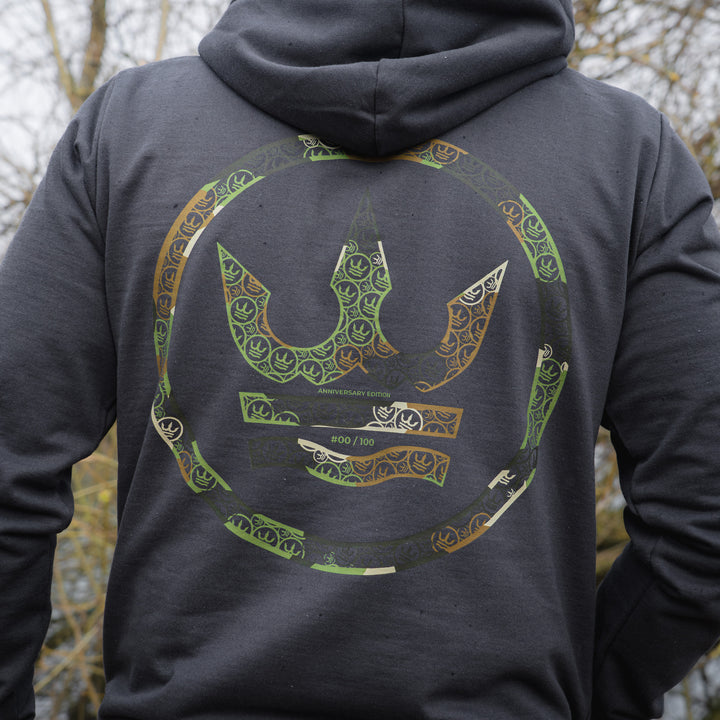 LIMITED EDITION - Anniversary Camo Hoodie -  Charcoal (ONLY 100 AVAILABLE - 5 left) INDIVIDUALLY NUMBERED DESIGNS