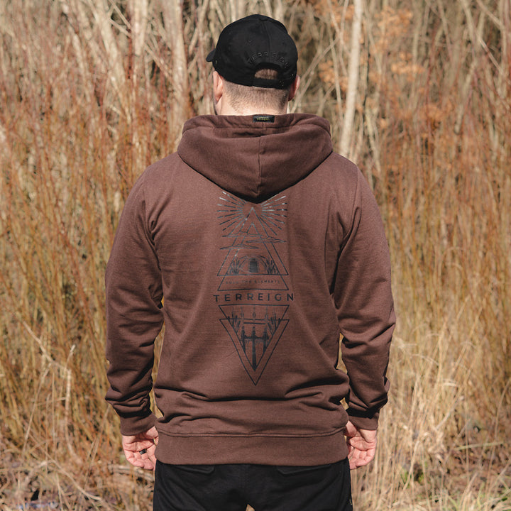 Tri-angler Hoodie - Brown