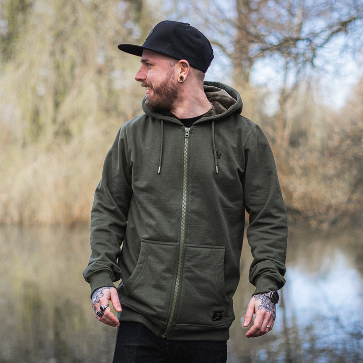 Timeless zip hoodie - Green