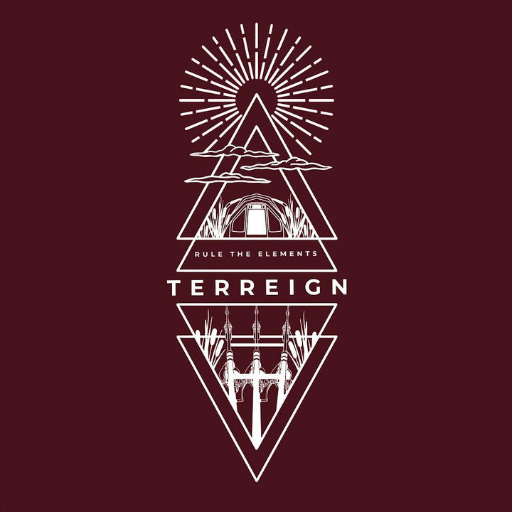 Tri-angler Hoodie - Burgundy