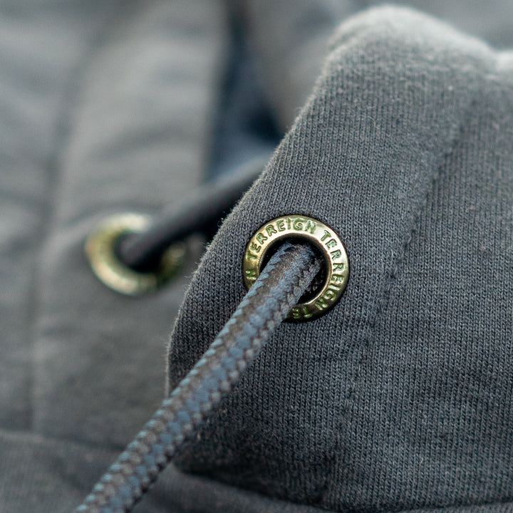 The Kingfisher Hoodie - Charcoal