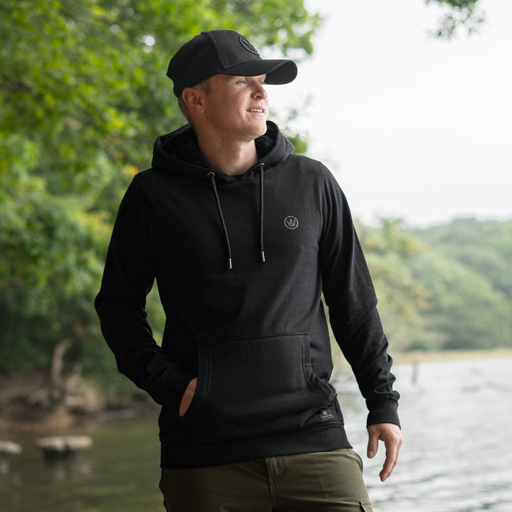 Timeless Hoodie - Black with camo