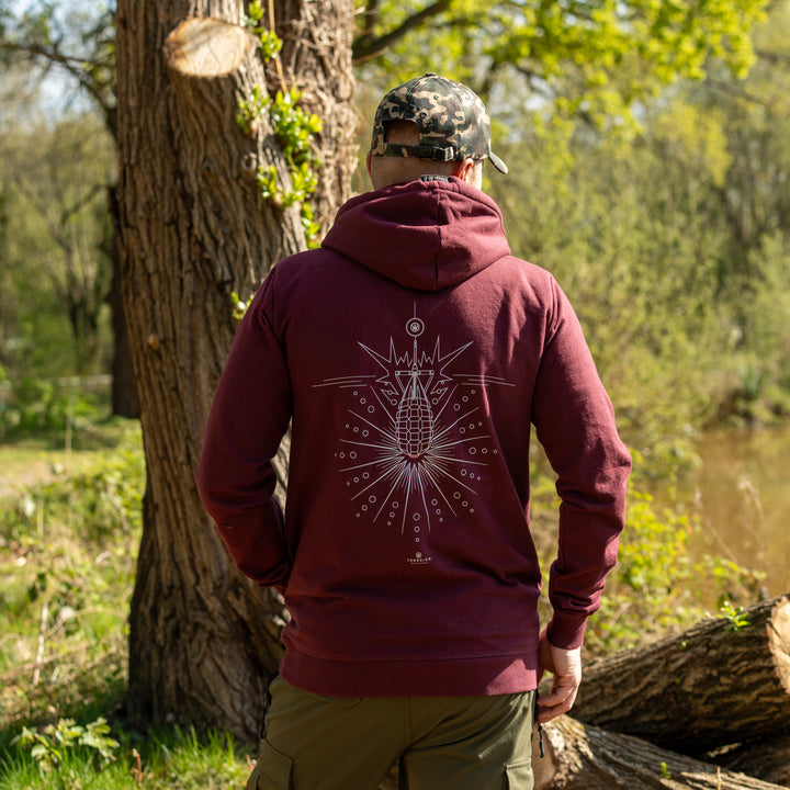 Bombs Away Hoodie - Burgundy