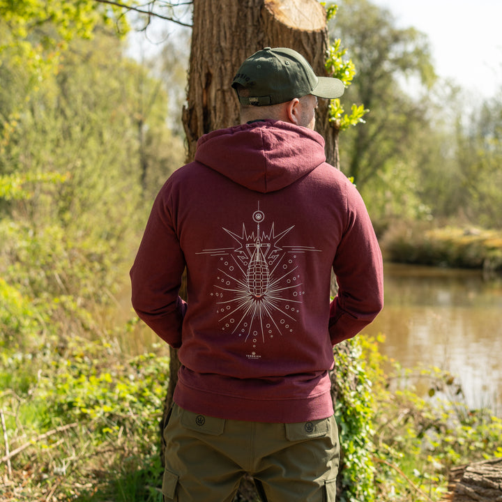 Bombs Away Hoodie - Burgundy
