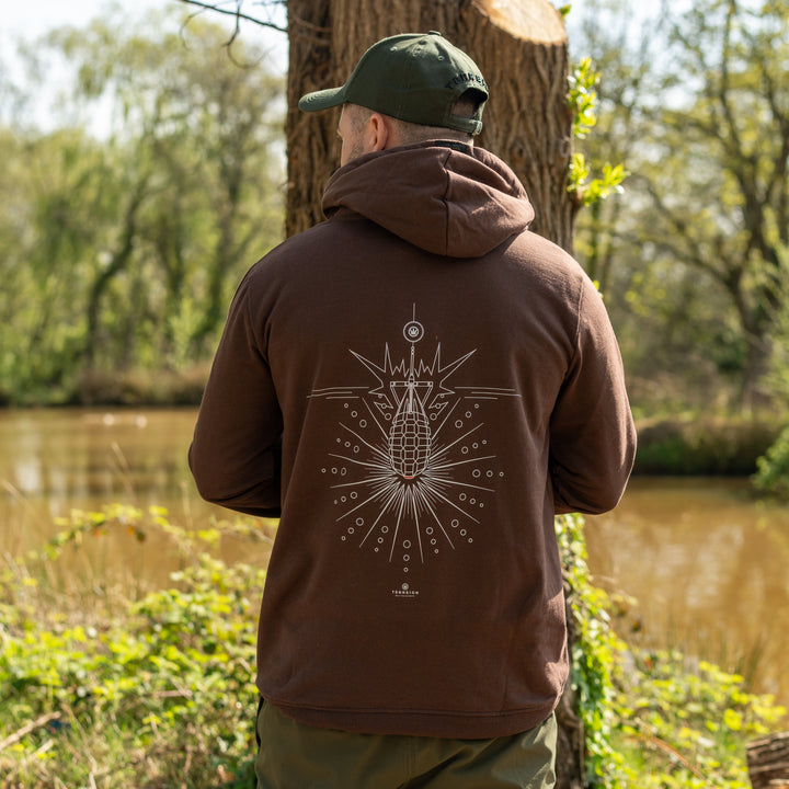 Bombs away Hoodie - Brown