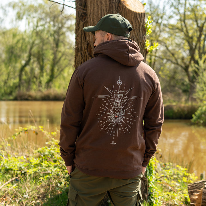 Bombs away Hoodie - Brown