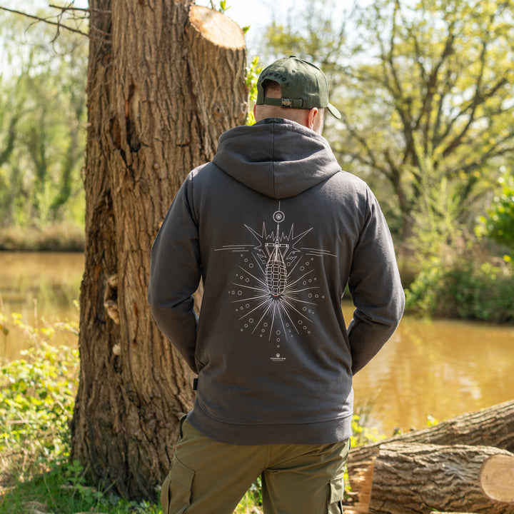 Bombs Away Hoodie - Charcoal
