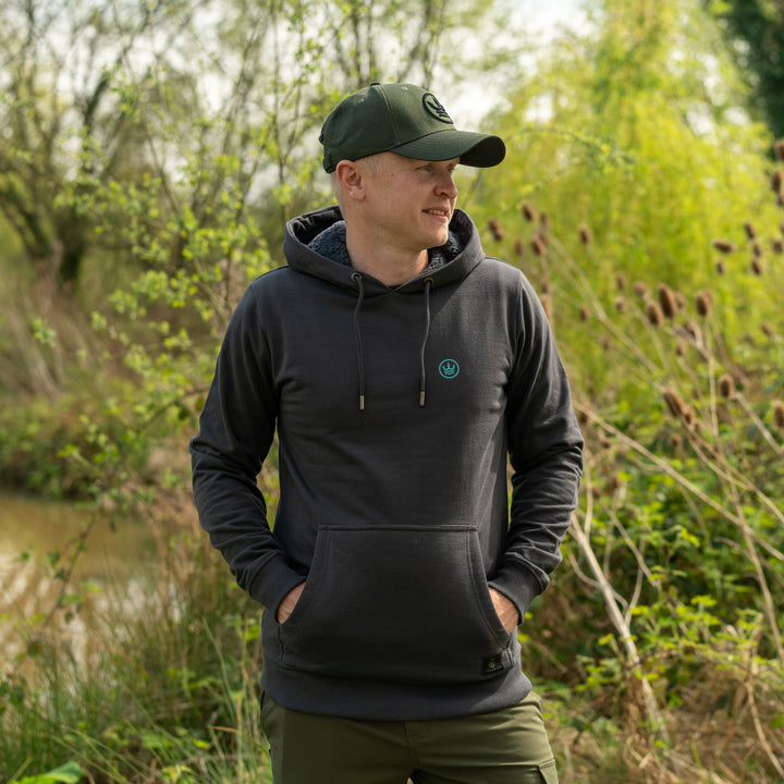 The Kingfisher Hoodie - Charcoal
