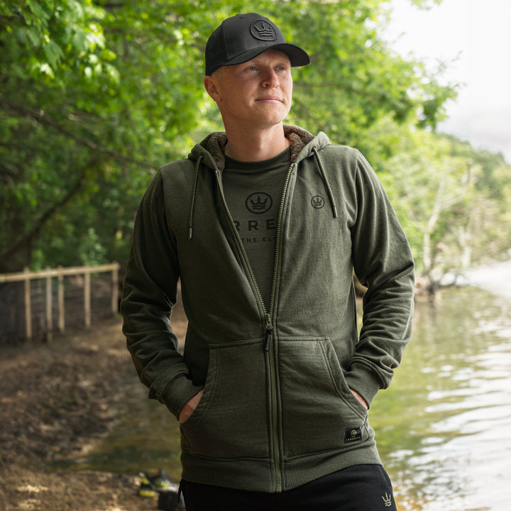 Timeless Zip Hoodie - Green