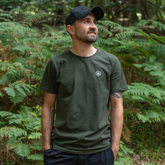 Timeless T-Shirt - Green with White