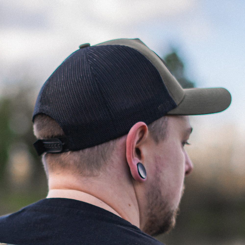 Patch Trucker Cap Green & Black