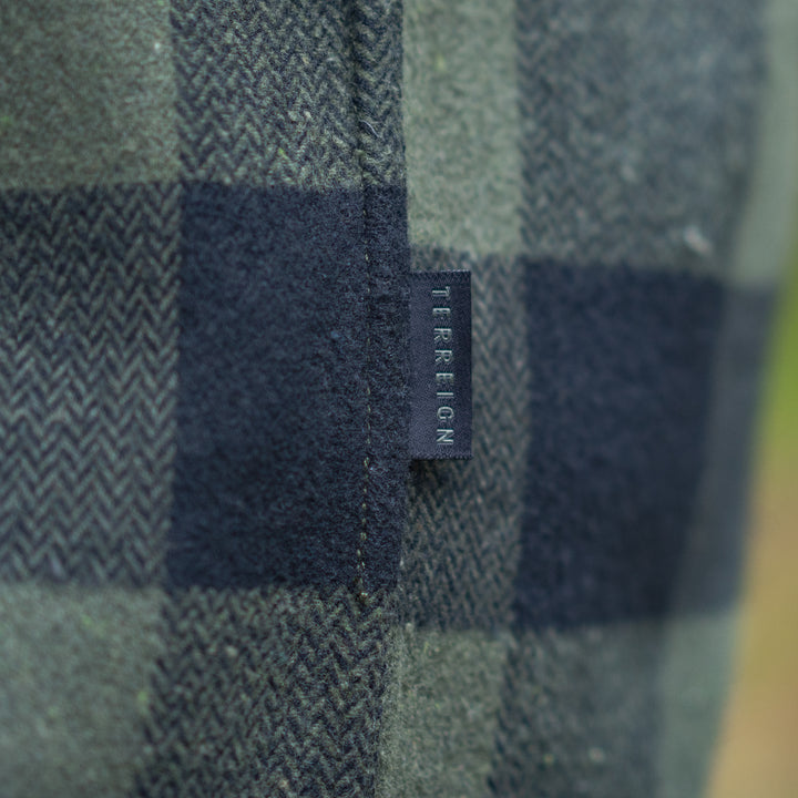 Signature oversize Flannel Shirt - Grey and Black