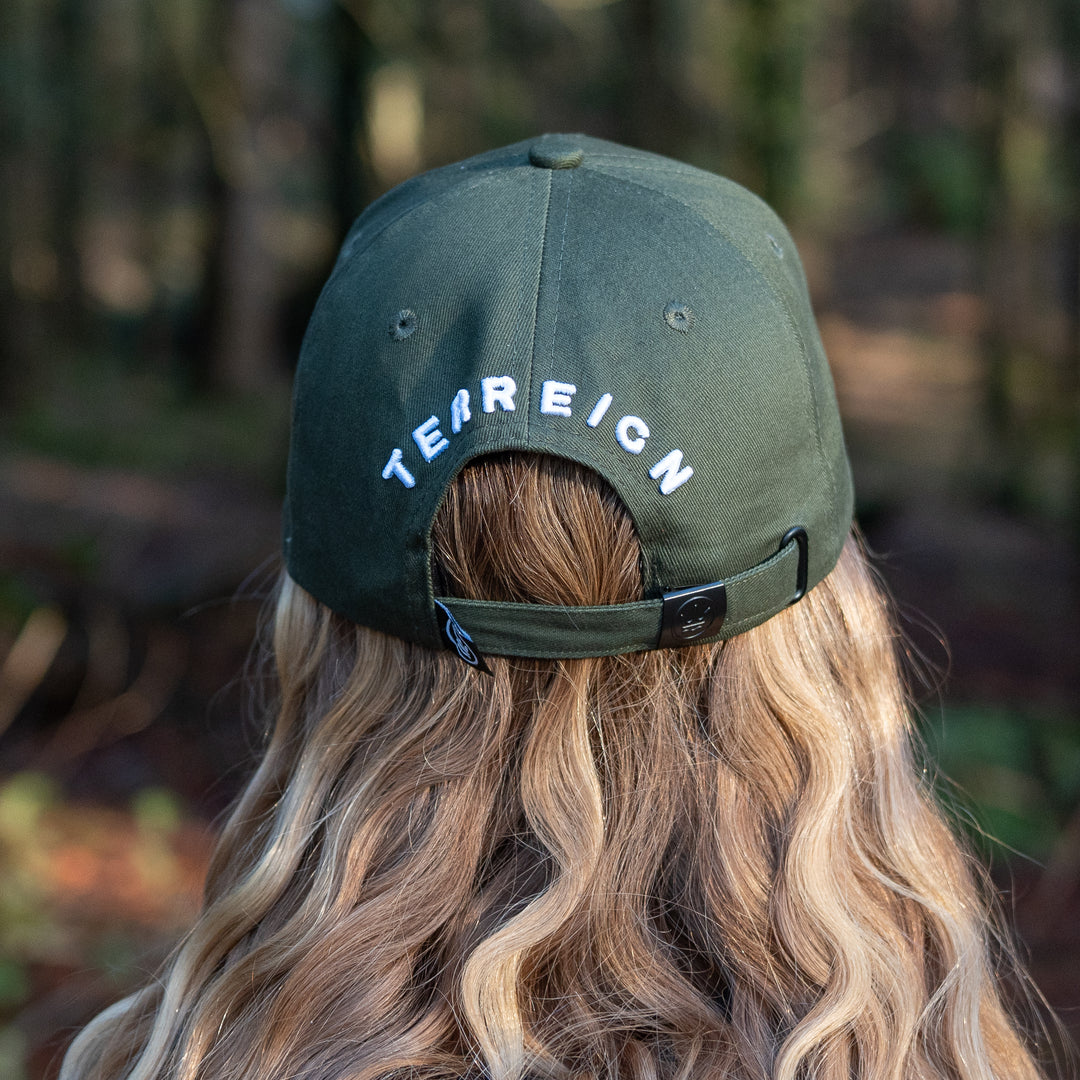 Icon Baseball Cap - Green with White