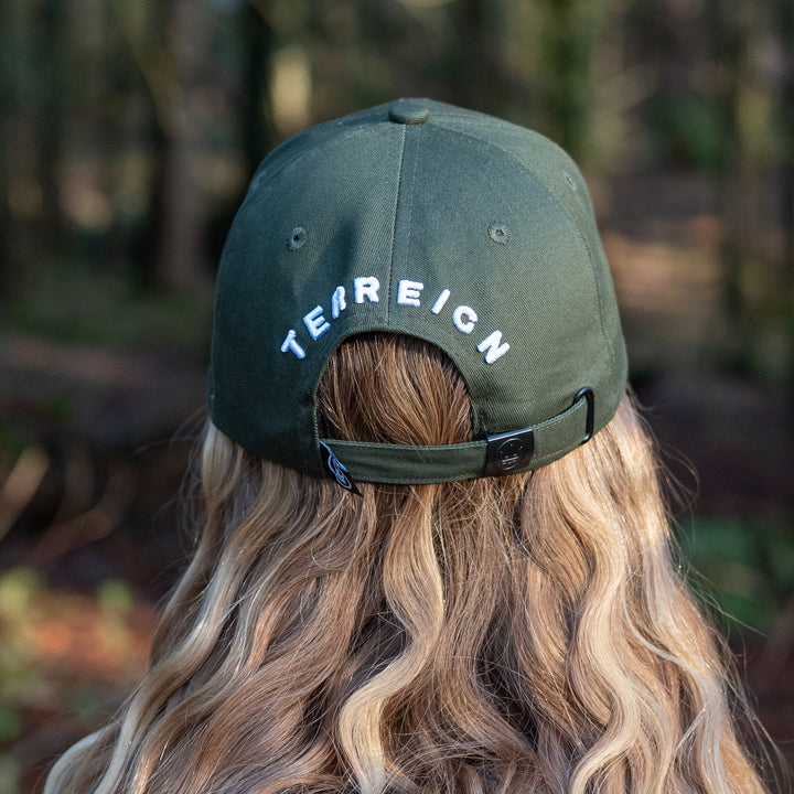Icon Baseball Cap - Green with White