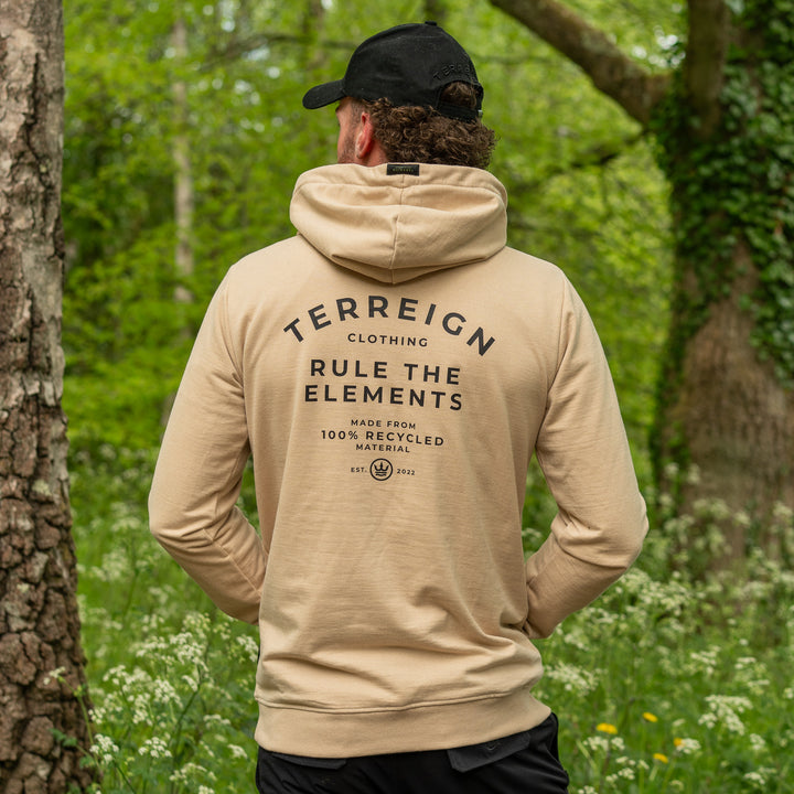 Chronicles hoodie - Nude with black
