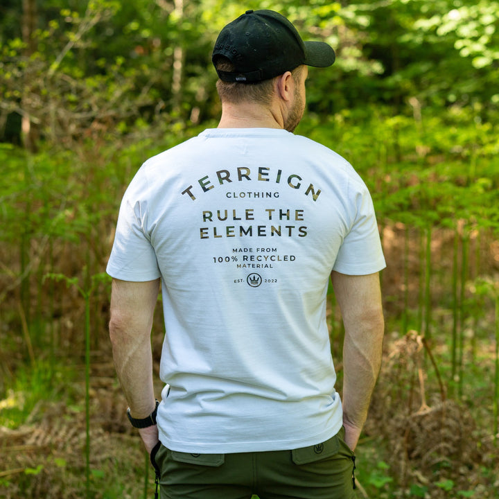 Chronicles T-shirt - White with camo