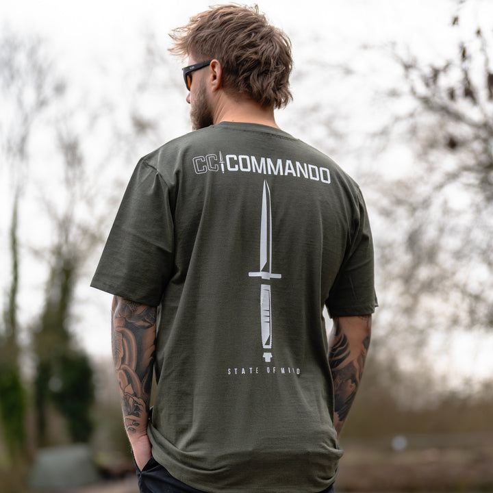 Commando X Terreign T-shirt - Green with White