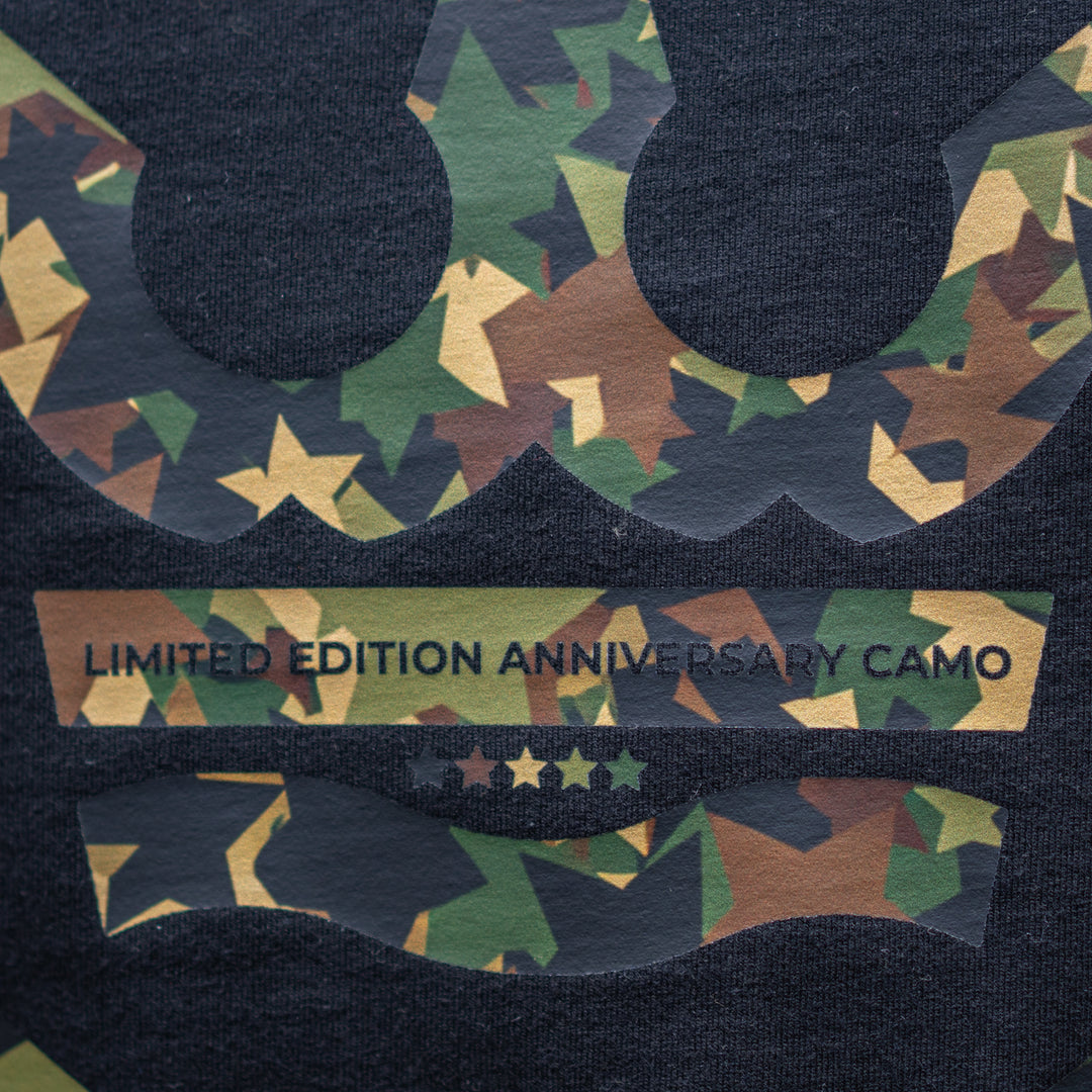 2026 Anniversary 5-star Camo T-Shirt -  Black - Limited Edition