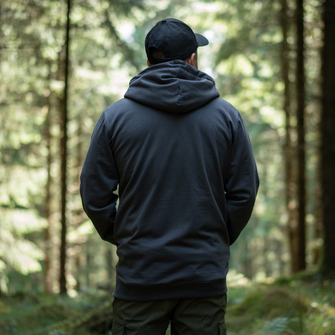 Timeless Zip Hoodie - Charcoal