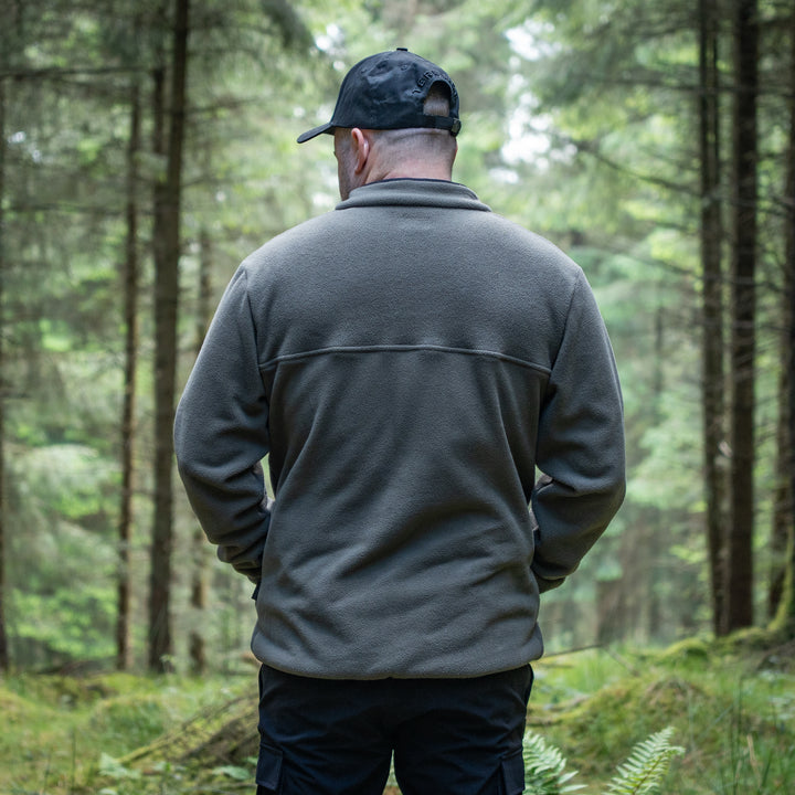 Summer 1/4 Zip Fleece Jumper - Green