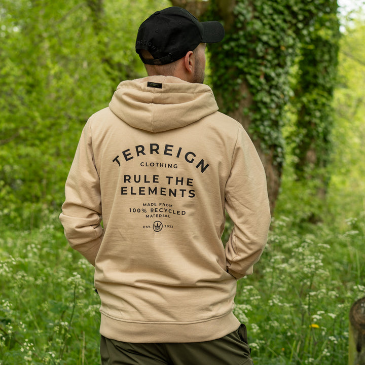 Chronicles hoodie - Nude with black