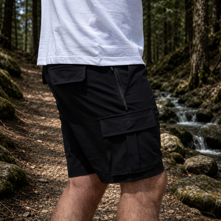 Timeless Cargo Short - Black