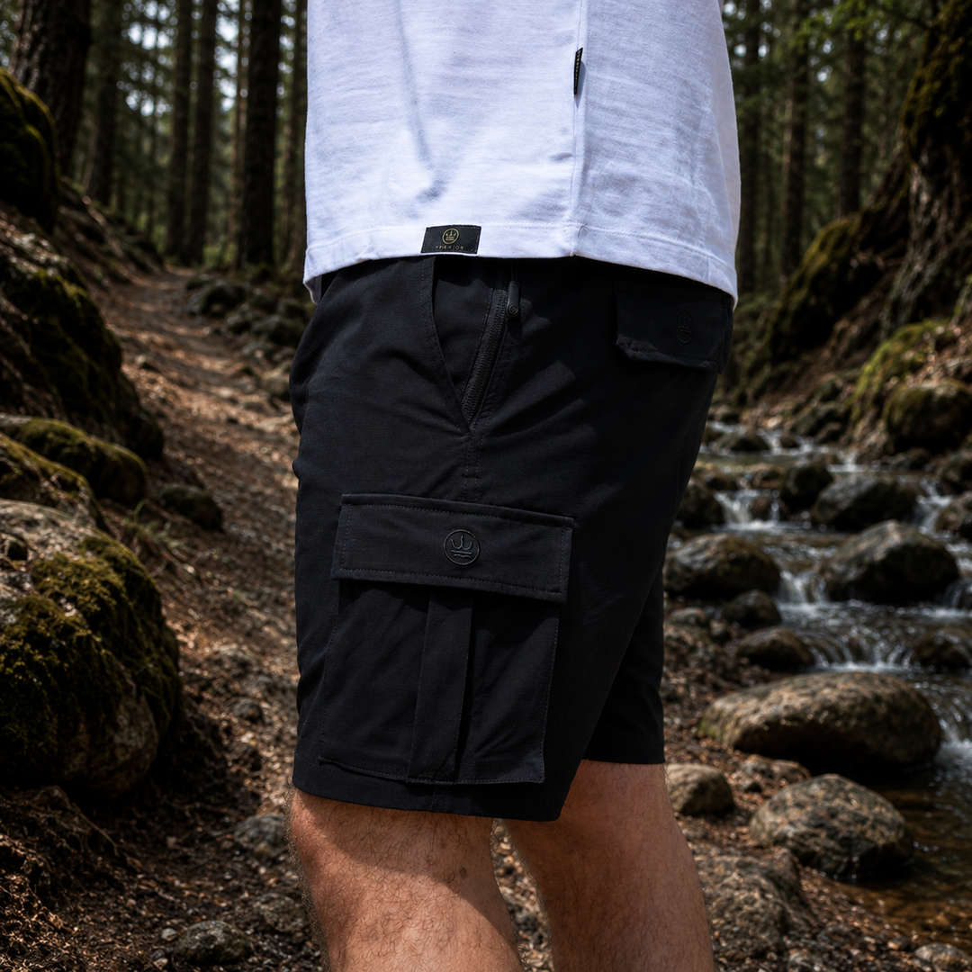 Timeless Cargo Short - Black