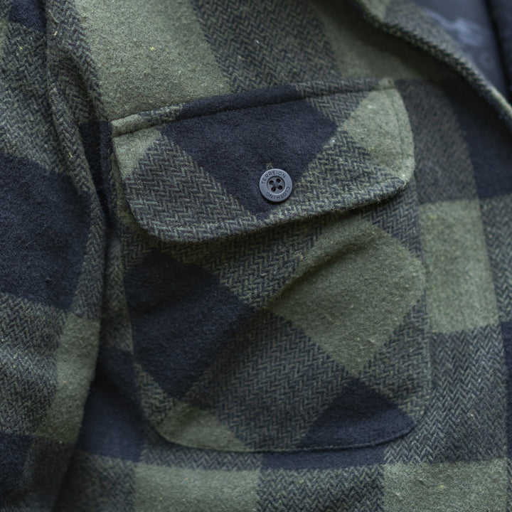 Signature oversize Flannel Shirt - Grey and Black
