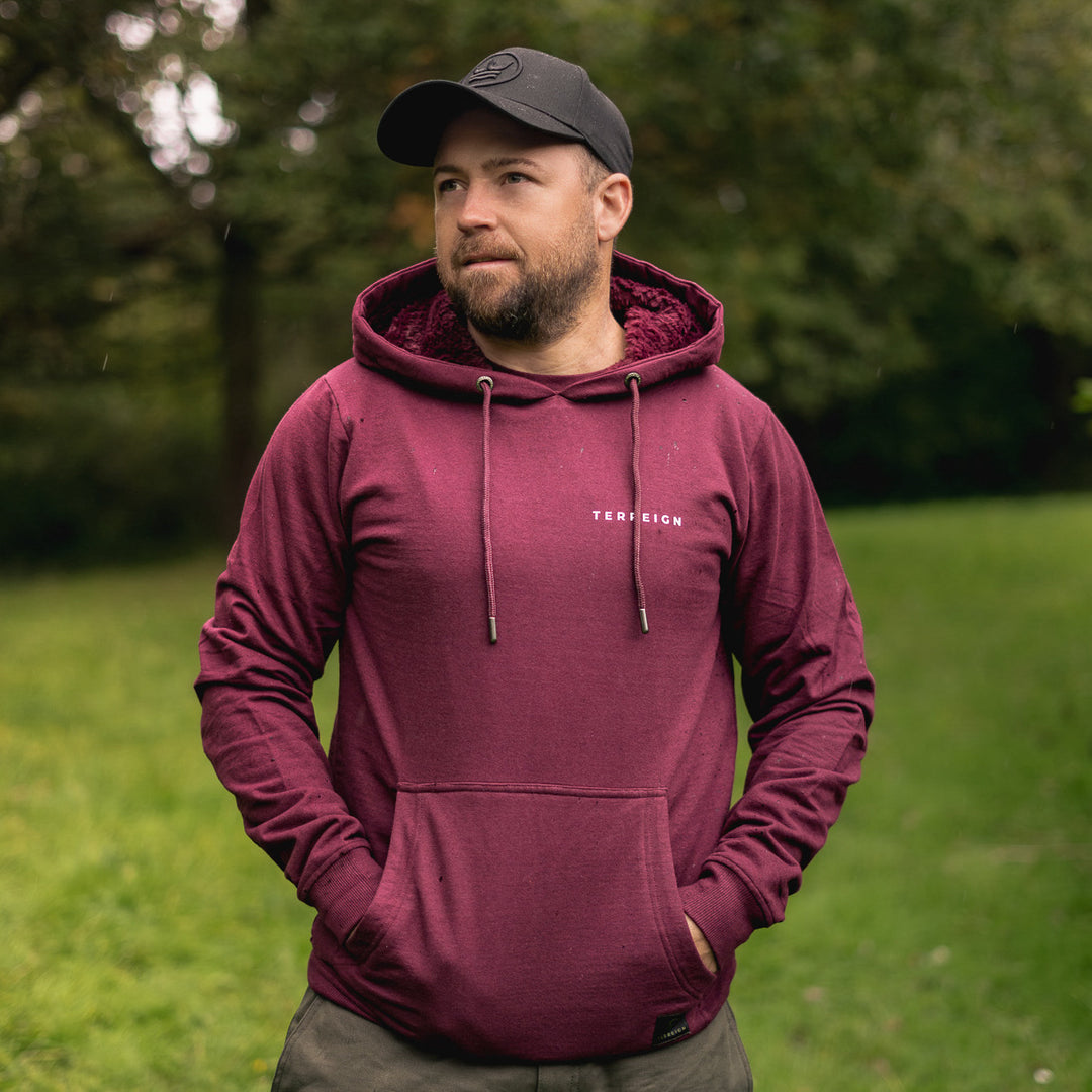 Tri-angler Hoodie Burgundy