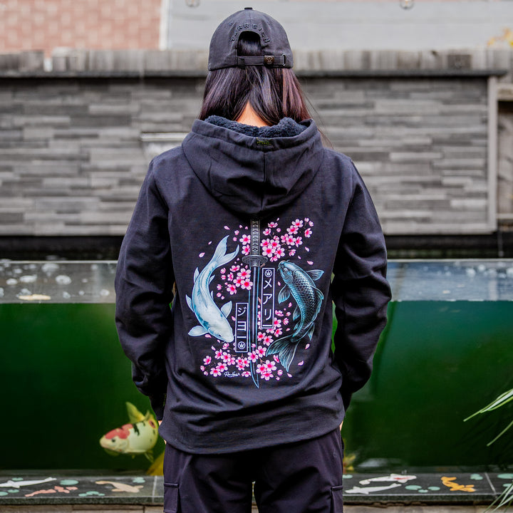 Pink Blossom Koi Hoodie