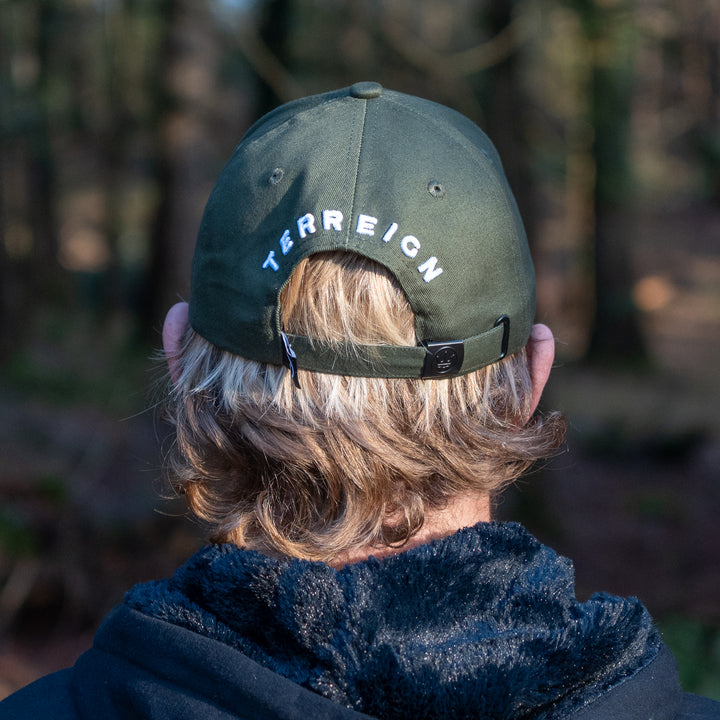 Icon Baseball Cap - Green with White