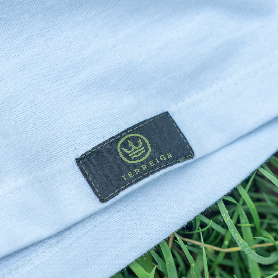 Icon T-shirt - White with camo