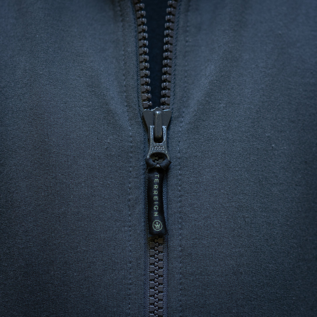 Timeless Zip Hoodie - Charcoal