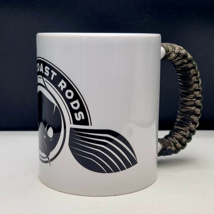 Signature White Mug - South Coast Rods Black Logo