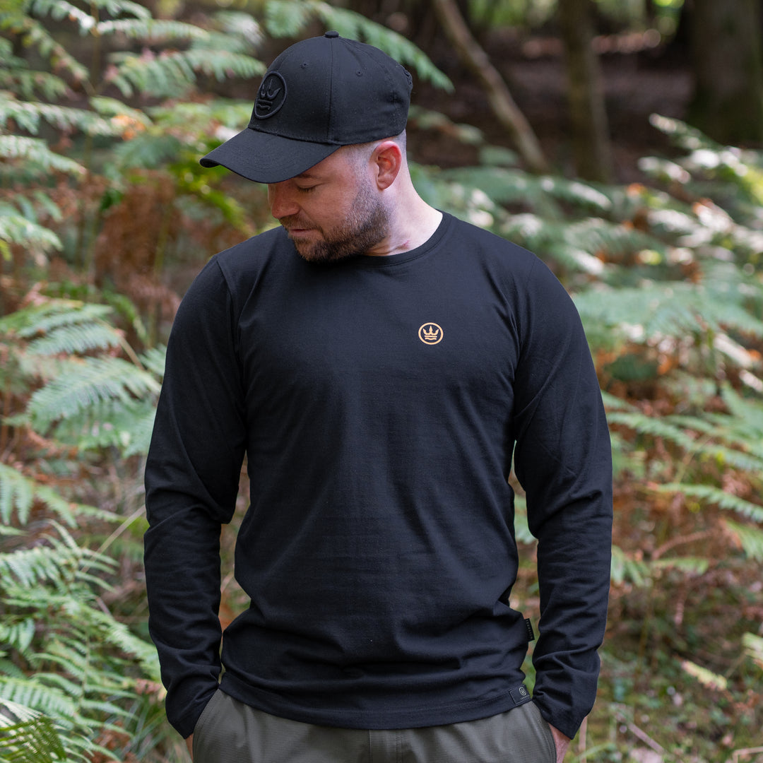 Black Long Sleeve Bumblebee T-shirt