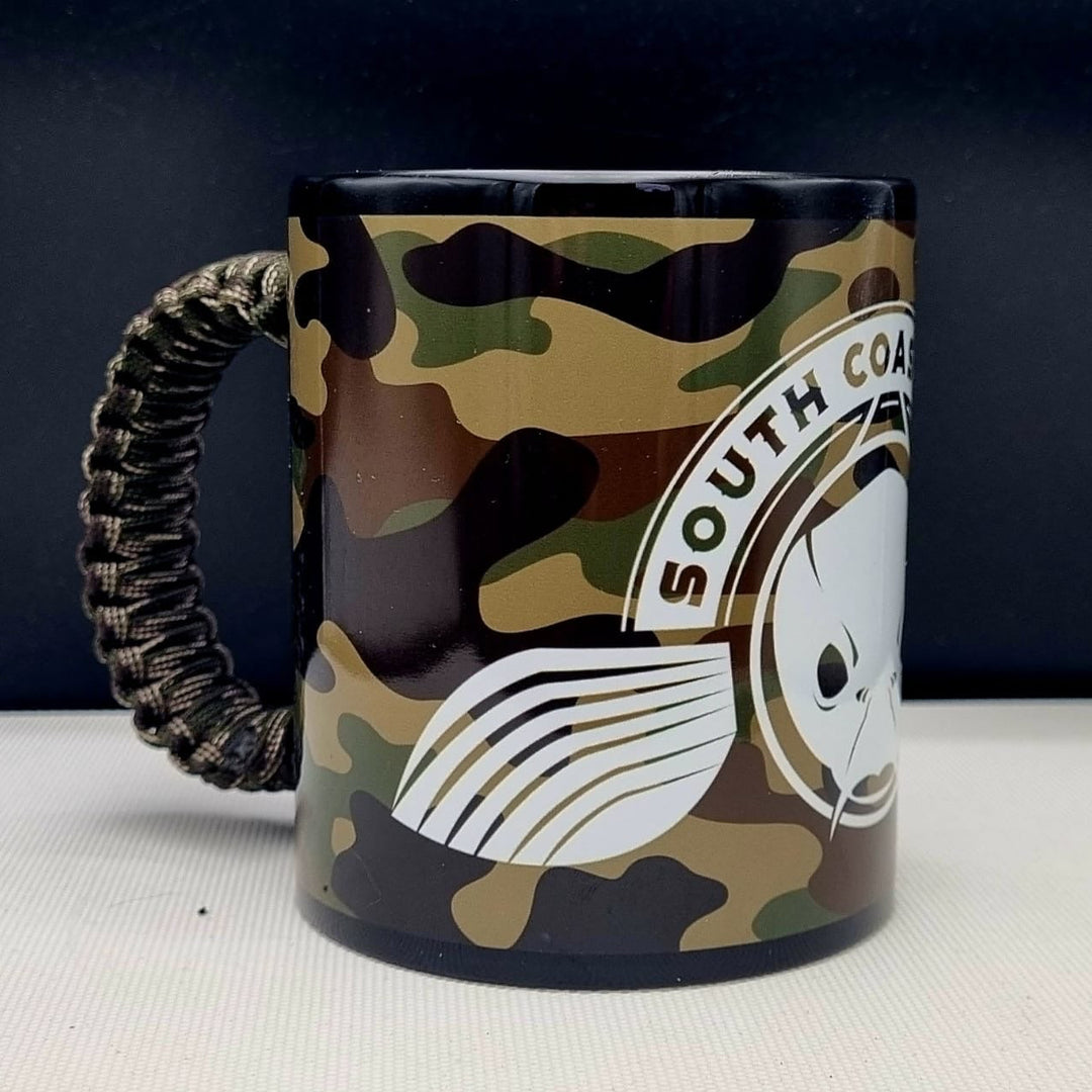 Signature Black Mug - South Coast Rods Camo Logo