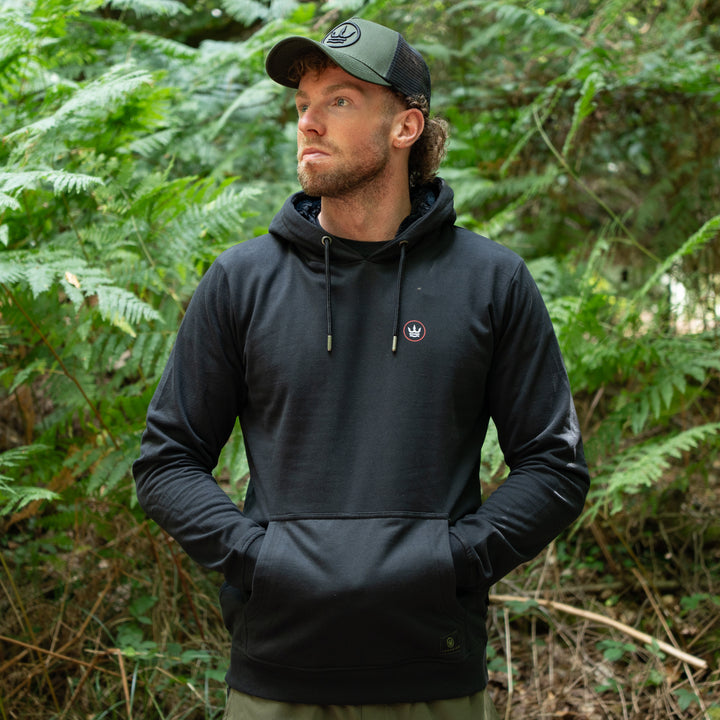 The Koi Cycle Hoodie - Black