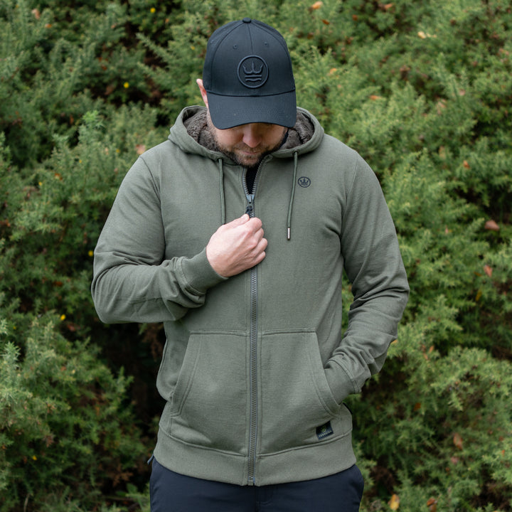 Timeless Zip Hoodie - Green