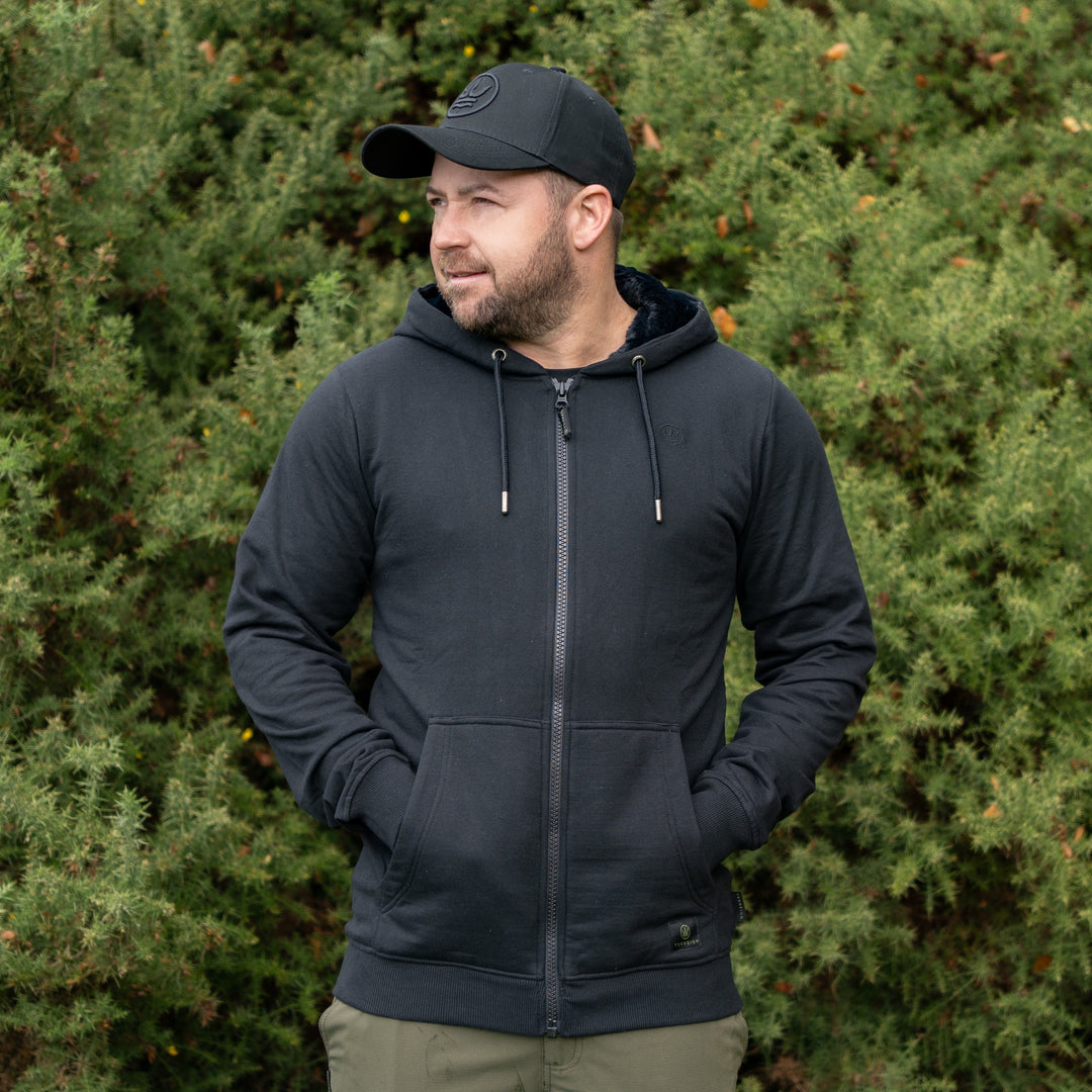 Timeless Zip Hoodie - Black