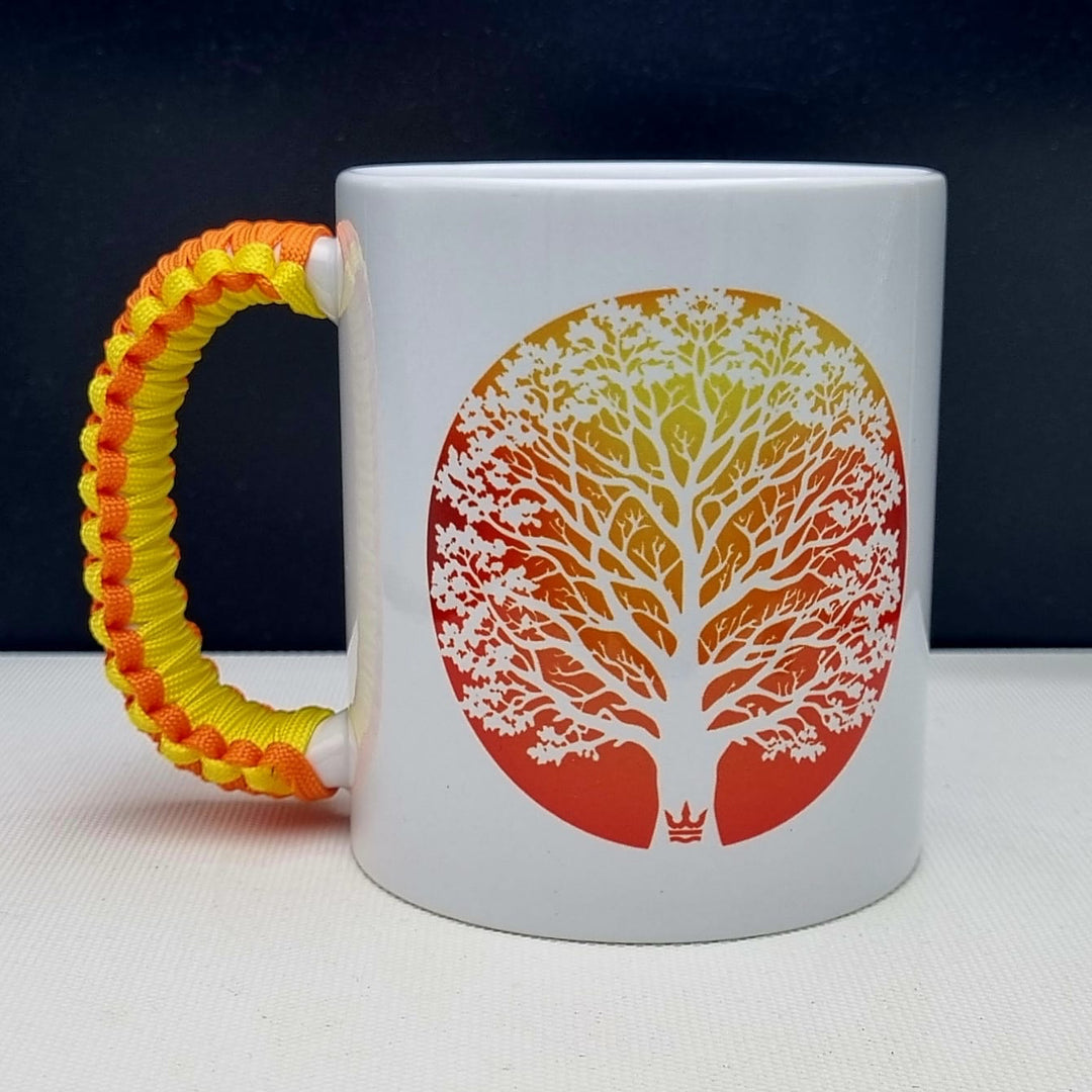 Signature White mug - Ember Oak