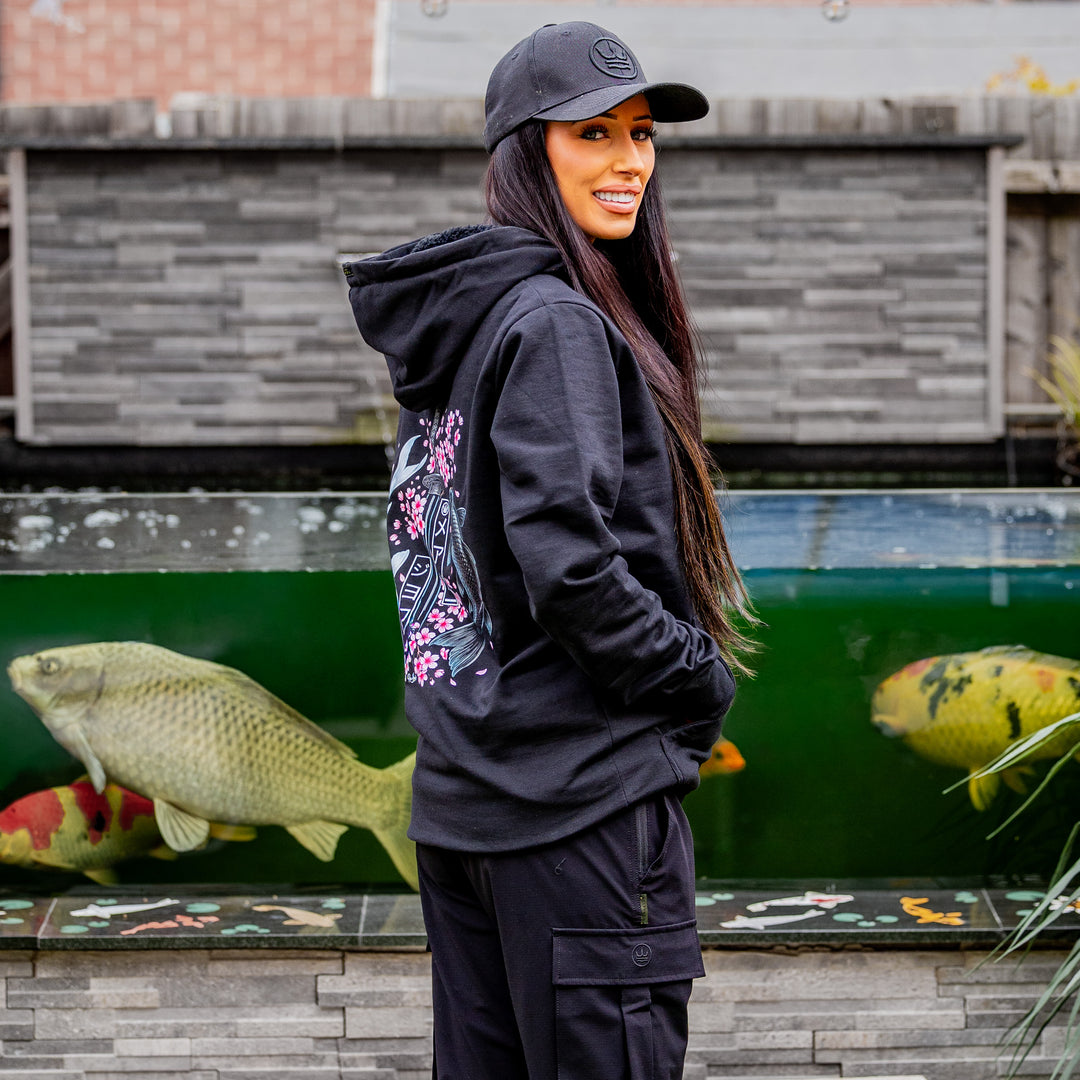 Pink Blossom Koi Hoodie