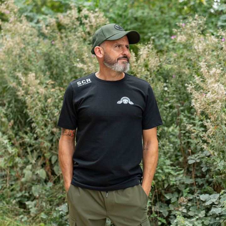 South Coast Rods X Terreign T-shirt - Black with White