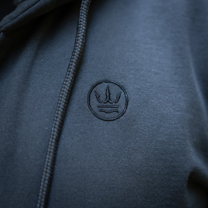 Timeless Zip Hoodie - Charcoal