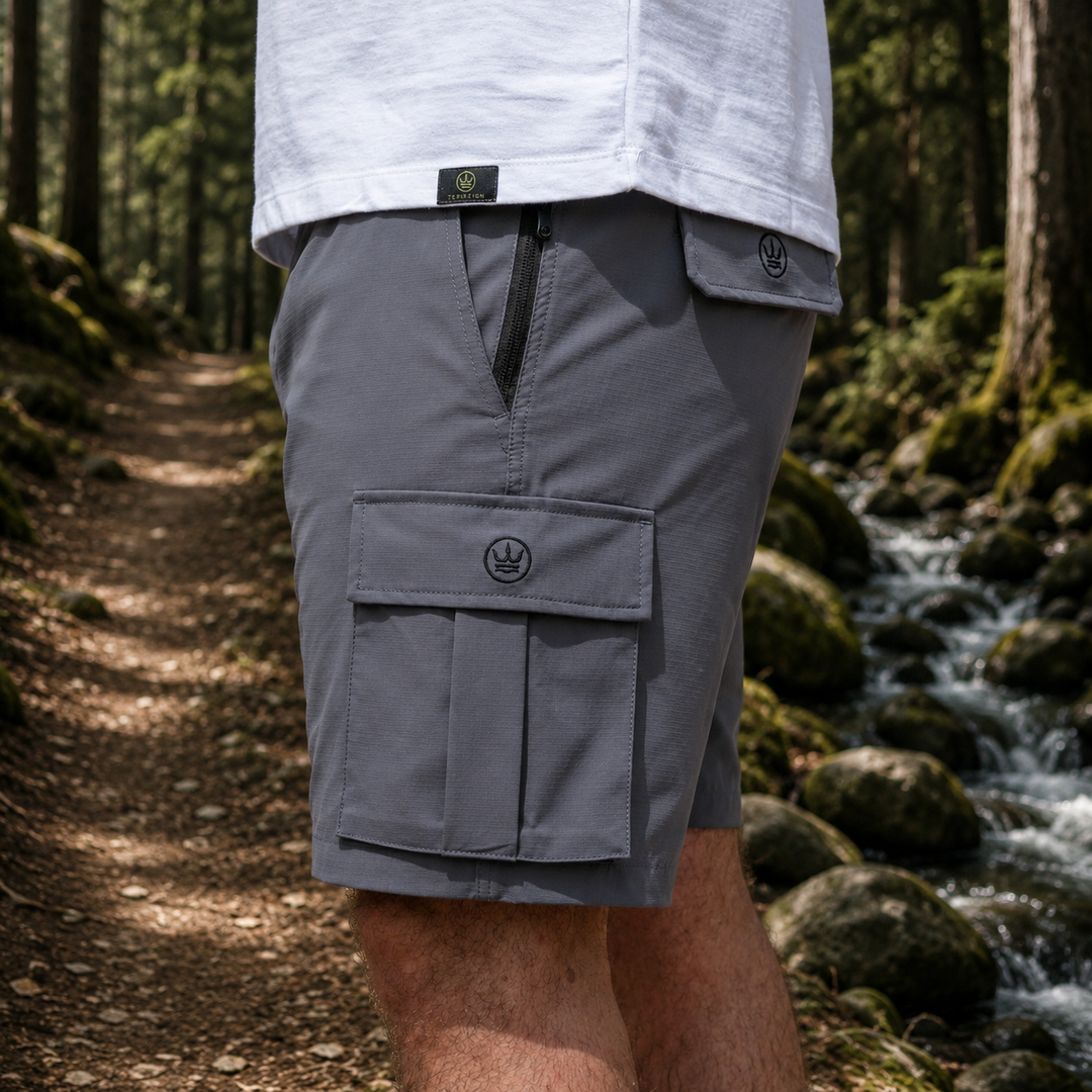 Timeless Cargo Short -Pebble - Limited Edition