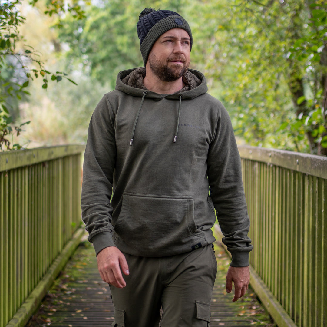 Tri-angler Hoodie Earthy Green