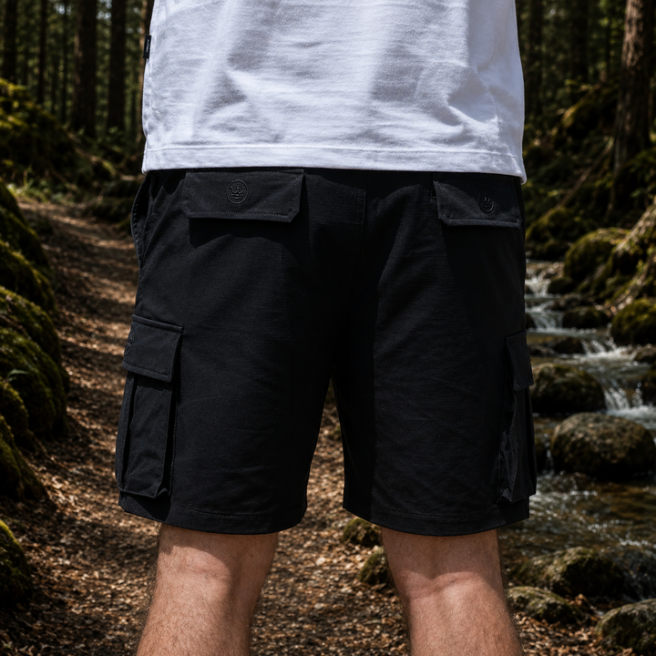 Timeless Cargo Short - Black