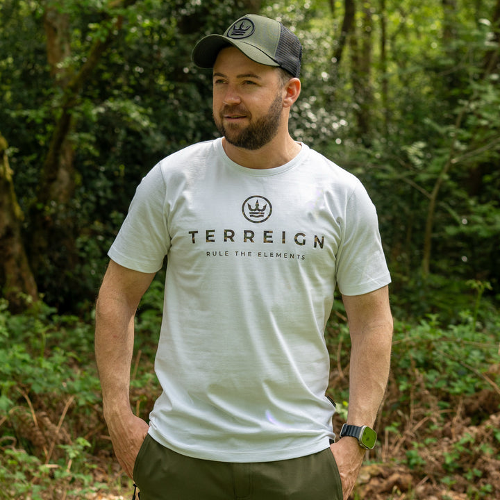 Chesta T-shirt - White with black