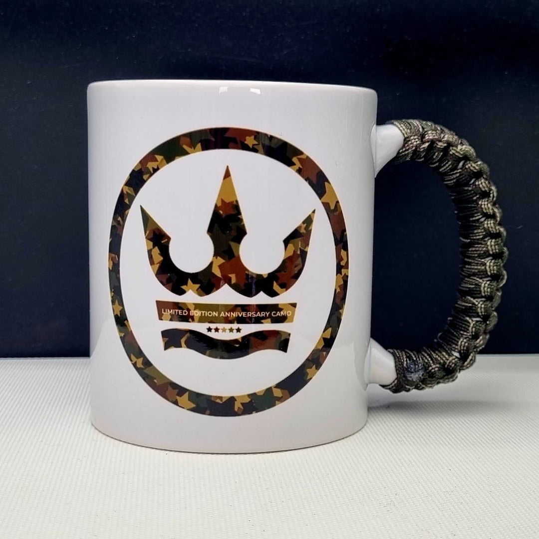 Signature White mug - 2026 Anniversary camo